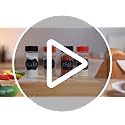 36 Pack 3 oz Clear Plastic Spice Jars with Shaker Lids,Black