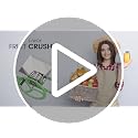 Fruit and Apple Crusher – 7L Stainless Steel Manual Grinder with Large Flywheel Handle, Easy-to-Use Fruit Pulper for Juice, Wine, and Cider Pressing
