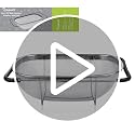 6-Quart Large Over The Sink Colander, Heavy Duty 40% Thicker 18/8 Stainless Steel Fine Mesh Strainer Basket with Expandable Rubber Grip Handles - Strain, Drain, Rinse Fruits, Vegetables
