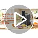 3 in 1 Electric Vegetable Dicer Slicer for Commercial & Home Use