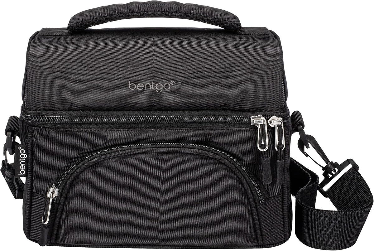 Deluxe Insulated Lunch Bag with Adjustable Strap & Outer Pocket