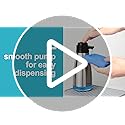 15oz Liquid Soap Dispenser for Dish and Hand Soap Stainless Finish