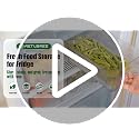 Fruit Storage Containers for Fridge with Pull-Out Organizer Bins, 4 pack
