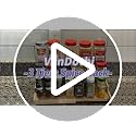 Spice Rack 3-Tier Natural Bamboo, Adjustable Cabinet Organizer Shelf