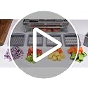Vegetable Chopper Veggie Cutter Onion Food Dicer with Container 10 Blades