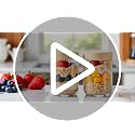 10 oz Overnight Oats Containers with Bamboo Lids, Glass Mason Jars 4 Pack