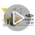 Newness Pineapple Corer with Knife, [Upgraded, Electric & Manual] Stainless Steel Fruit Pineapple Cutter with Electric Drill Accessory, Pineapple Slicer Remover Kitchen Tool with Measure Mark, Yellow