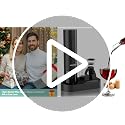 Electric Wine Opener Gift Set – Rechargeable Automatic Corkscrew with Aerator, Vacuum Seal Stoppers, Foil Cutter & Storage Base – 6-in-1 Wine Bottle Opener Kit for Wine Lovers, Women & Men