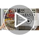 2Pack Clear Fridge Drawers Pull Out Stackable Refrigerator Drawer Organizer Bins Pantry Storage Box Plastic Food Containers for Kitchen Bathroom Office Closet (2pack-Large)