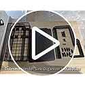 Under Sink Organizer 2 Pack, High Adjustable 2 Tier Under Sink Organizers and Storage, Slide out Metal Cabinet Organizers, Pull out Storage Drawer Shelf for Kitchen Bathroom Cabinet (Black)