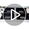 4 Pack Magnetic Pegboard Shelves, 12 x 4.8 x 3.6 Inches, Black