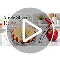 Heavy Duty 12-Blade Apple Slicer, Extra Large Stainless Steel Apple Cutter & Corer, Sharp, Easy to Use, Dishwasher Safe for Apples & Fruits