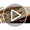 Bamboo Drawer Dividers with Inserts and Labels, Kitchen Adjustable Drawer Organizers, Expandable Organization for Home, Office, Dressers, 4 Dividers with 9 Inserts (17"-22" Natural)