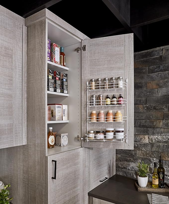Rev-A-Shelf Steel Door/Wall Mount Spice Organizer