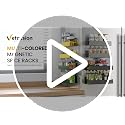 4 Pack Moveable Fridge Magnetic Spice Racks,Metal Black