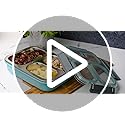 2-Tier Stainless Steel Lunch Box – 32oz Insulated Stackable Food Container – Portable Thermal Bento Box for Adults, Men & Women – Blue