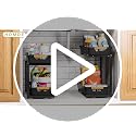 Sliding Under Sink Organizer: 2-Pack Pull-Out Rack for Kitchen