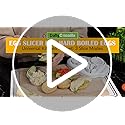 Egg Slicer for Hard Boiled Eggs - 3 Slice Modes Egg Cutter, Dicer, Chopper