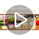 8 OZ Plastic Jars with Lids, 48 Pcs Slime Storage Containers