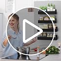 2 Pack Moveable Fridge Magnetic Spice Racks,Metal Black