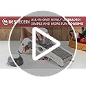 24-In-1 Mandoline Slicer for Kitchen-Stainless Steel Mandolin-Waffle Cutter