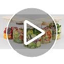 39oz Large Glass Salad Jars with Lids, Meal Prep Containers, 5pcs
