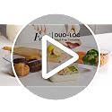 Duo Loc Deli Meat Containers for Fridge with Airtight Lids, Stackable Refrigerator Organizer for Lunch Meat Storage Sandwich Ham Cheese Salami Sliced Turkey, Clear Tritan Box (Cold Cuts 3pk)