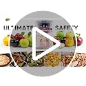 Newness 5.12-Inch Apple Slicer – Extra-Large, Ultra-Safe Stainless Steel Cutter for 8 Perfect Slices, Effortless Cutting, Cuts All the Way Through with Transparent Bowl