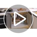 Pots and Pans Organizer Under Cabinet, Expandable 2 Tier Under Sink Organizers Storage Adjustable Height Kitchen Pot and Pan Lid Holder Rack with 6 Dividers(4panels,2baskets,1 Pot rack,Black)