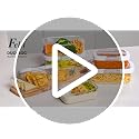 Duo Loc Meal Prep Container for Refrigerator, Leak Proof Stackable Kitchen Tupperware for Leftovers Food Storage Travel Lunch Container, Christmas Gift for Her (Fridge Organizer 12pk)