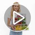 Clear Fridge Bins with Drain Trays - BPA-Free PET, Stackable(6 Pack)
