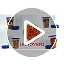 32oz Plastic Containers with Twist Top Lids (6 Pack), Quart Freezer Containers with Lids for Leftover Food, Airtight Reusable Soup Containers, Microwave and Dishwasher Safe