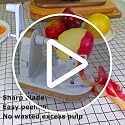 Upgraded Apple Peeler and Corer for Apple Pear Citrus Manual Rotating Kitchen Gadget Includes 2 Replacement Heads and 1 Splitter (whitish green)