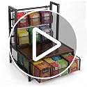 3-Tier Tea Bag Holder Organizer, Metal Tea Station Organizer with Drawer