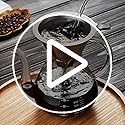 Pour Over Coffee Maker with Double Stainless Filter 27 fl oz, Thickened Heat-Resistant Borosilicate Glass Pour Over Coffee Dripper, Stovetop Safe