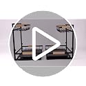 2-Pack 2-Tier Height Adjustable Under Sink Organizer & Storage