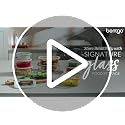 Signature Glass Food Storage Containers with Lids, 8 Piece Set
