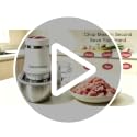 Food Processor with 2 Bowl (5 Cup + 4 Cup), 2 Speed Control, Small Food Chopper with 2 Set of Dual Blades SS, Dishwasher Safe, Milk Frother Disc, Meat Grinder + Vegetable Chopping, 3 Years Support